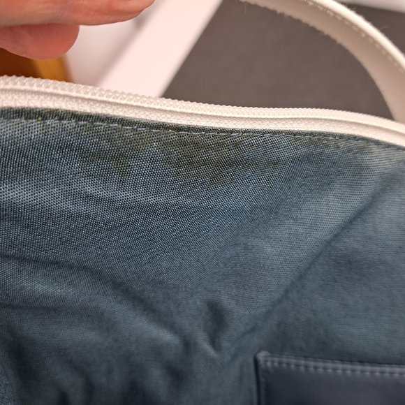 Hobo International White Shoulder Bag Asymmetrical Minimalist Design - Picture 10 of 16